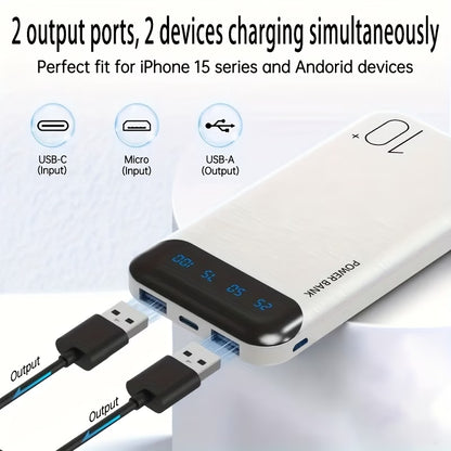 10000mAh Portable Power Bank