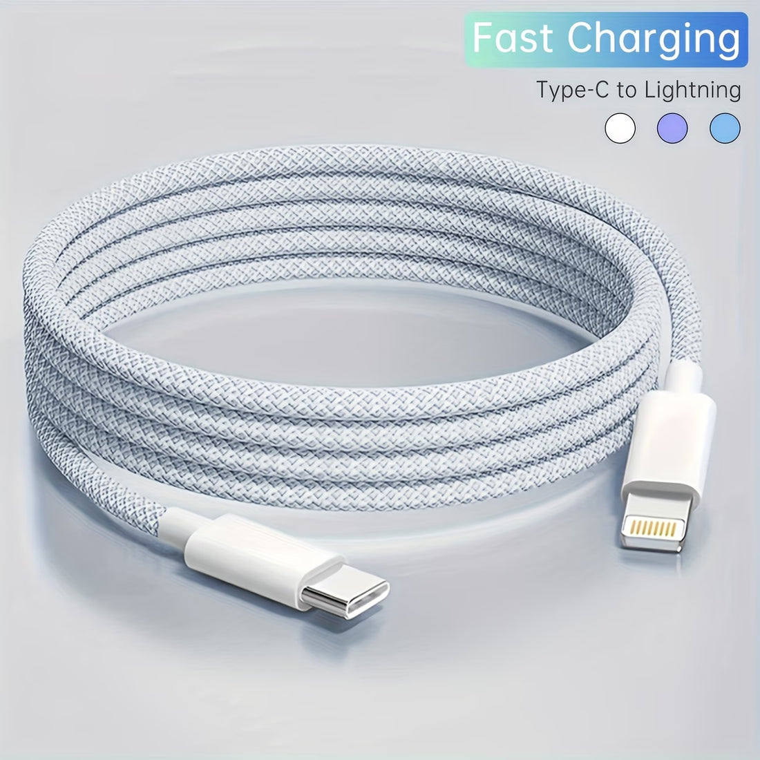 30W USB-C to Lightning Fast Charging Cable
