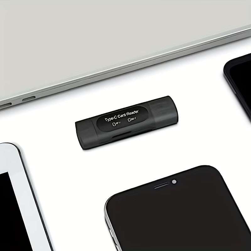 4-in-1 USB &amp; USB-C SD Card Reader