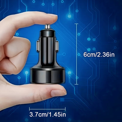 6-in-1 Fast Car Charger with Digital Display