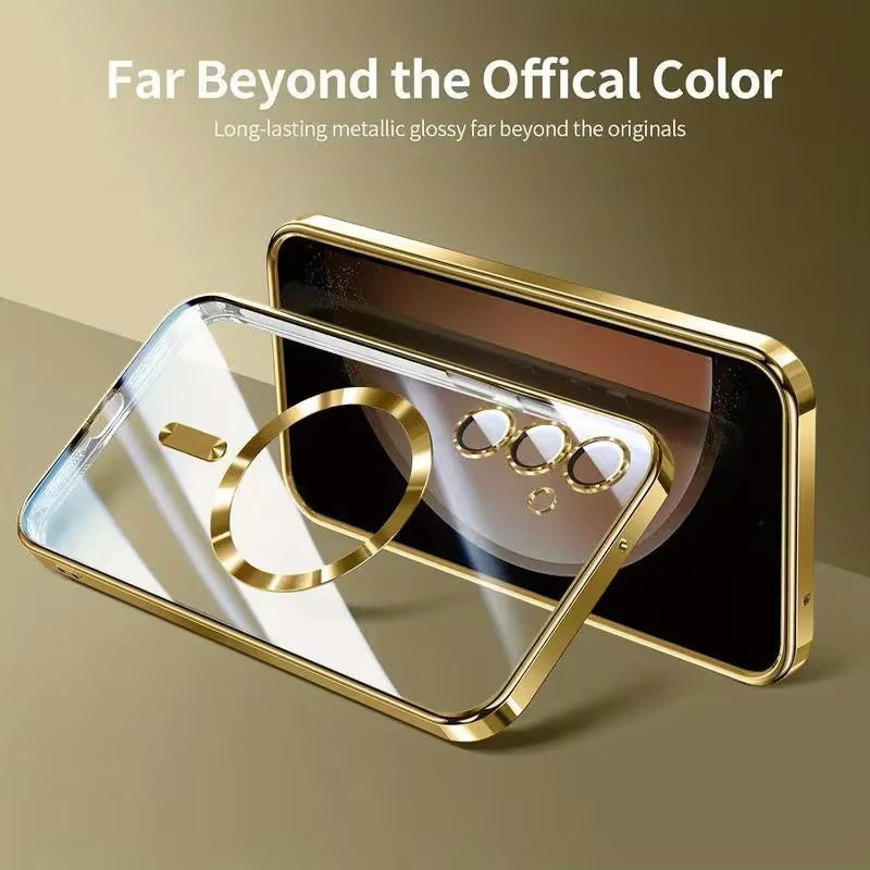 Luxury Magnetic Clear Samsung Case