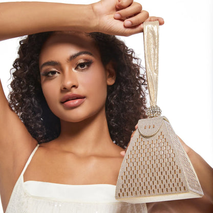 Elegant Crystal Pyramid Handbag - AltShop Canada
