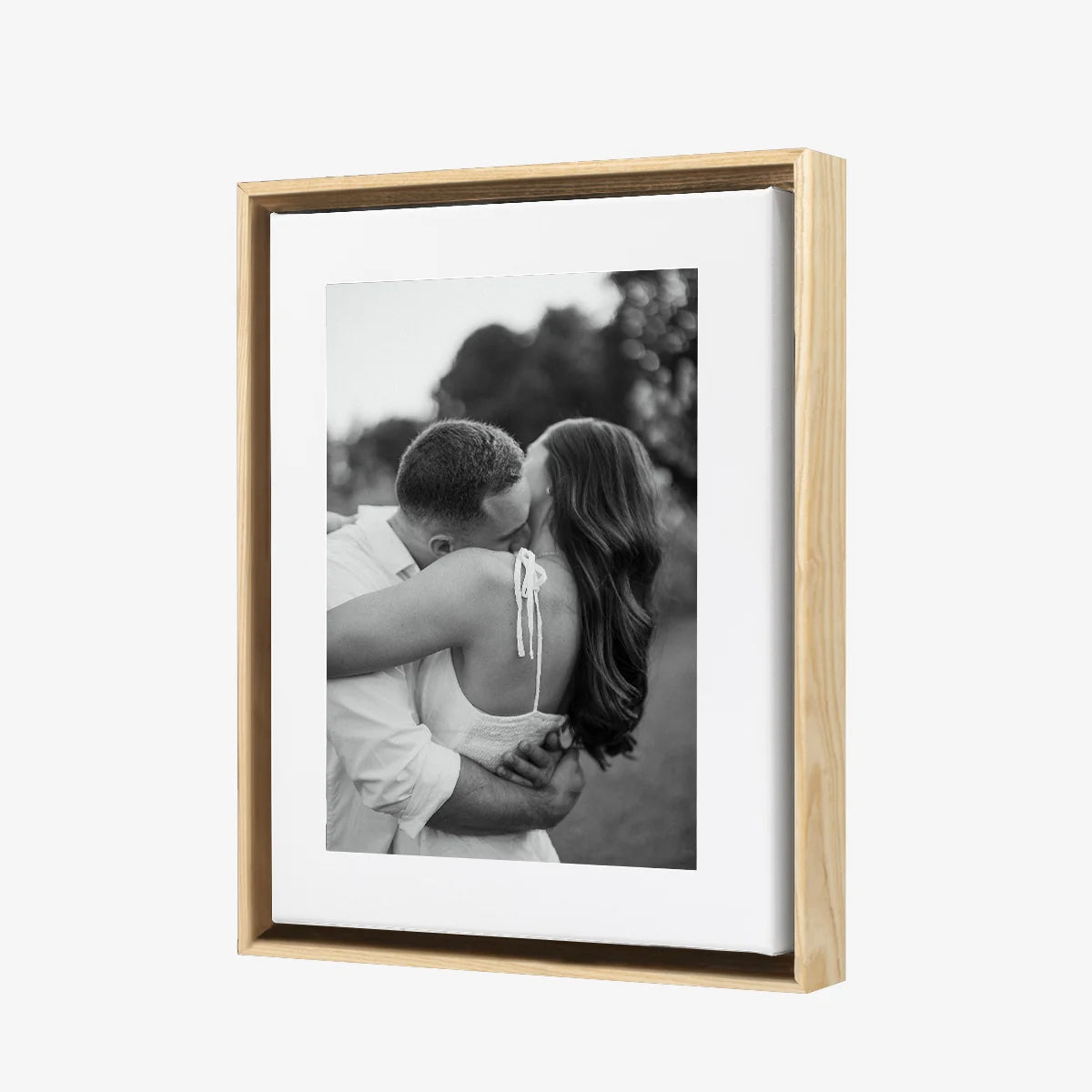 Square Wood Framed Canvas