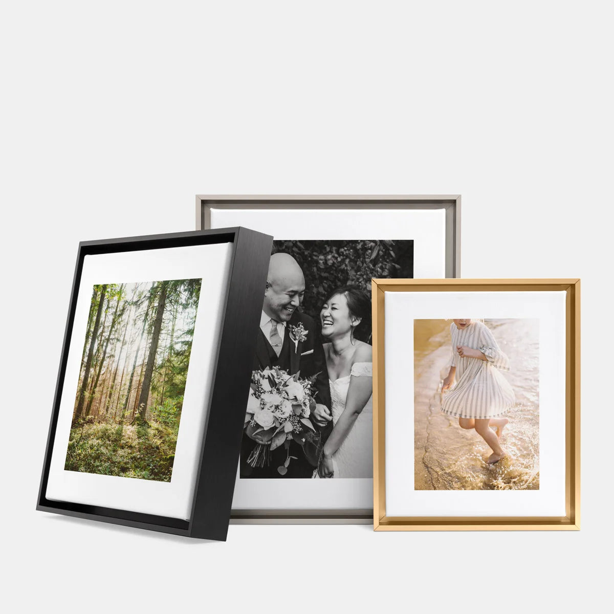 Square Wood Framed Canvas