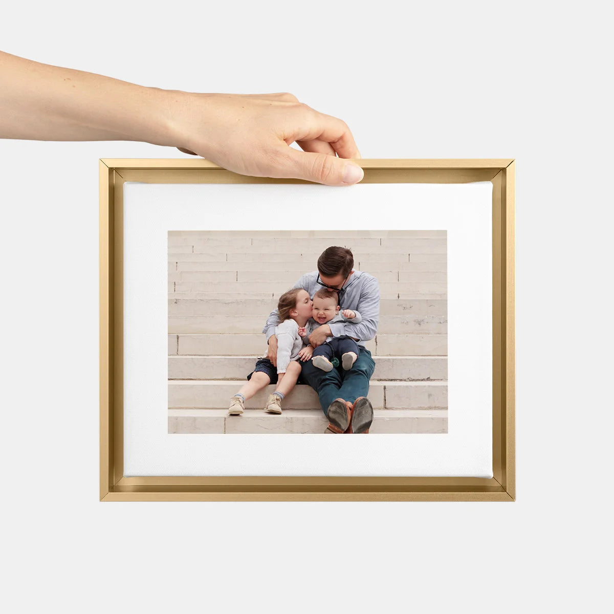 Square Wood Framed Canvas