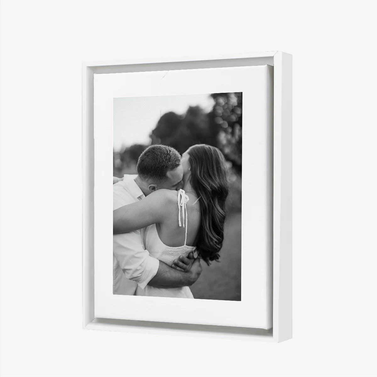 Square Wood Framed Canvas