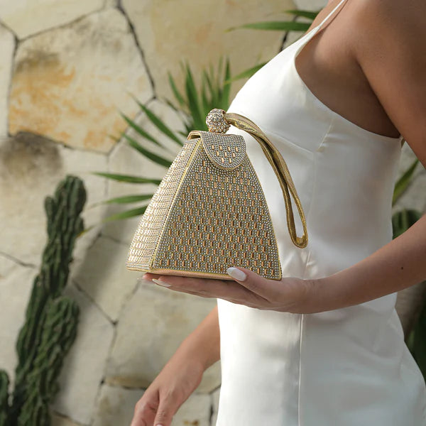 Elegant Crystal Pyramid Handbag - AltShop Canada